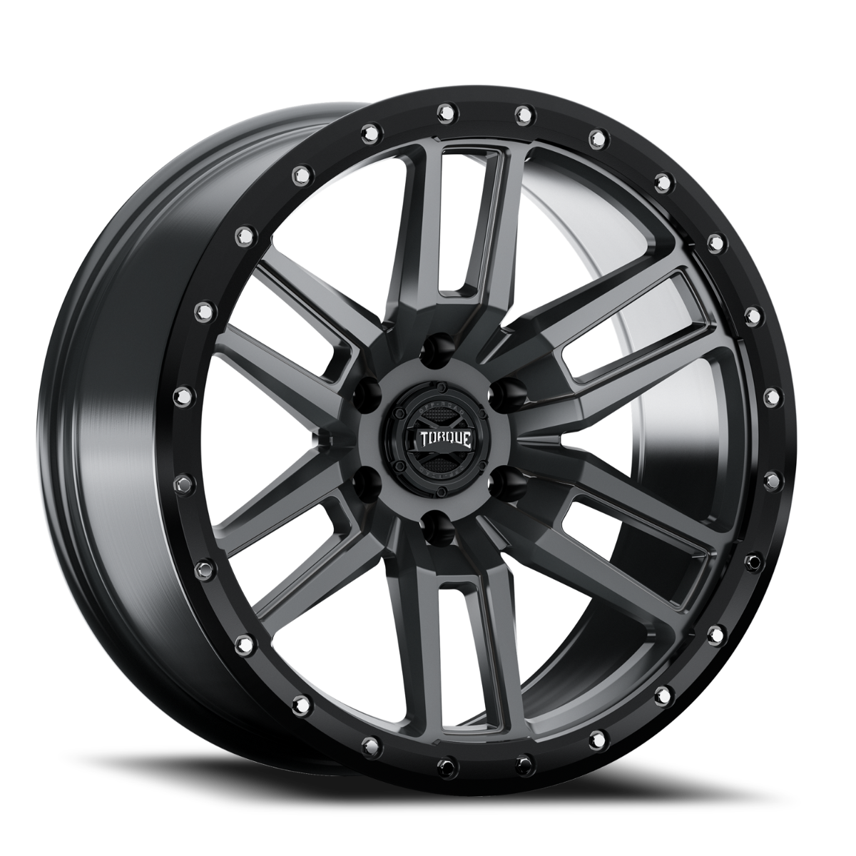 Torque Pritchett | Anthracite w/Black Lip | 20x9 | 6x5.5 | -12mm