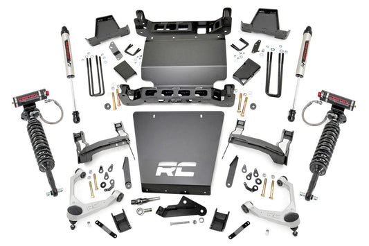 7 Inch Stamped Steel LCA Lift Kit | Forged UCA | Bracket | Vertex/V2 Shks | Chevy/GMC 1500 (16-18)