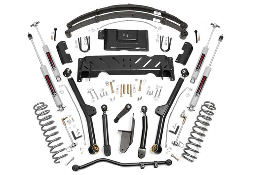 4.5 Inch Lift Kit | Long Arm | RR Leafs | Jeep Cherokee XJ 4WD (1984-2001)