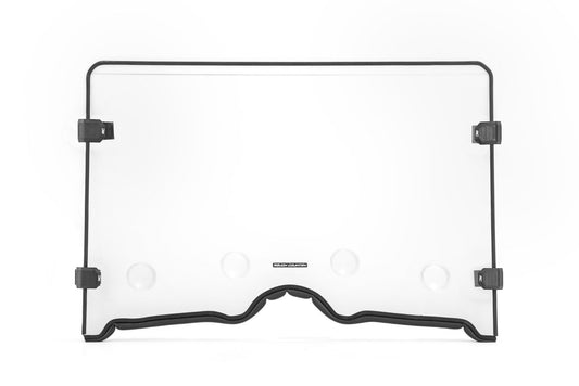 Vented Full Windshield | Scratch Resistant | Yamaha Rhino 450/Rhino 660
